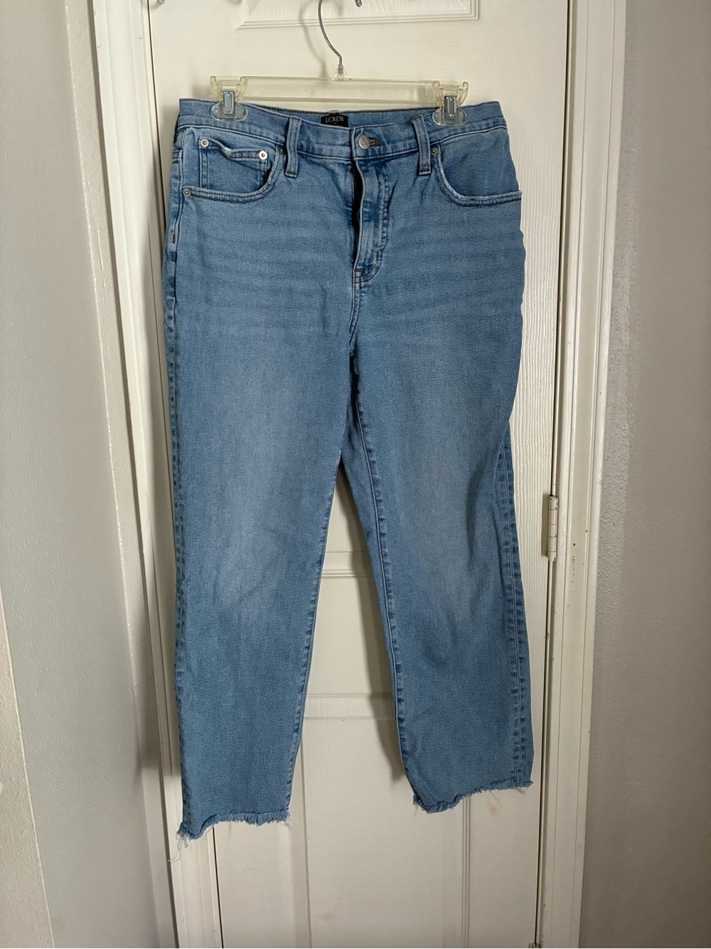 J. Crew Light Blue Essential Straight-Leg Jeans